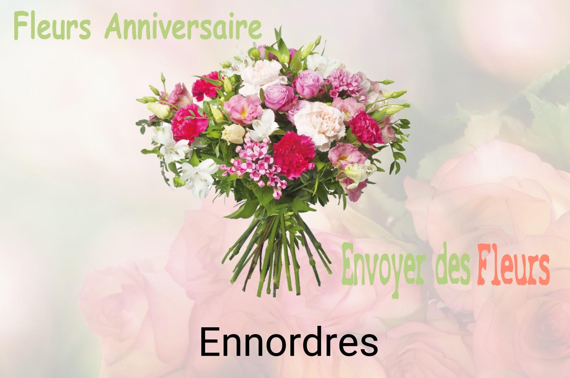 Bouquet de fleurs d’anniversaire livré à Ennordres