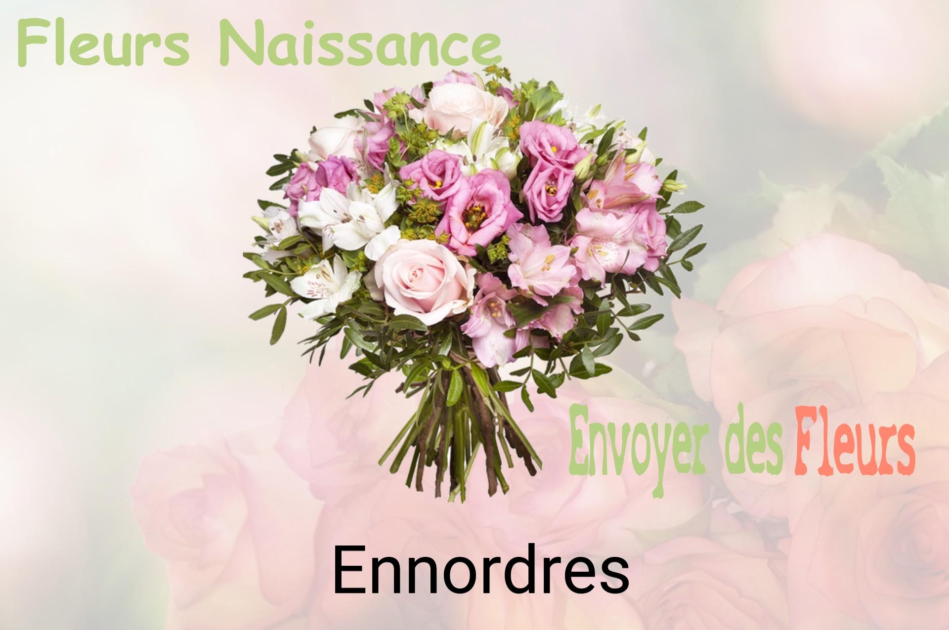 Bouquet de fleurs de naissance livré à Ennordres
